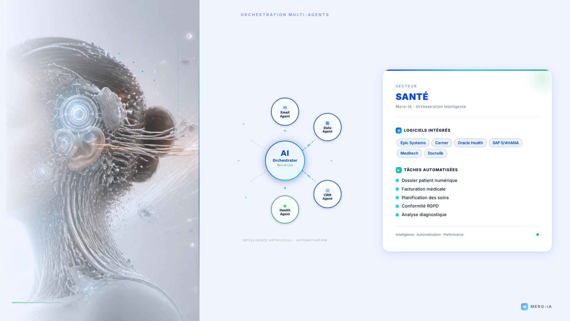Mero-IA secteur Santé - orchestration multi-agents